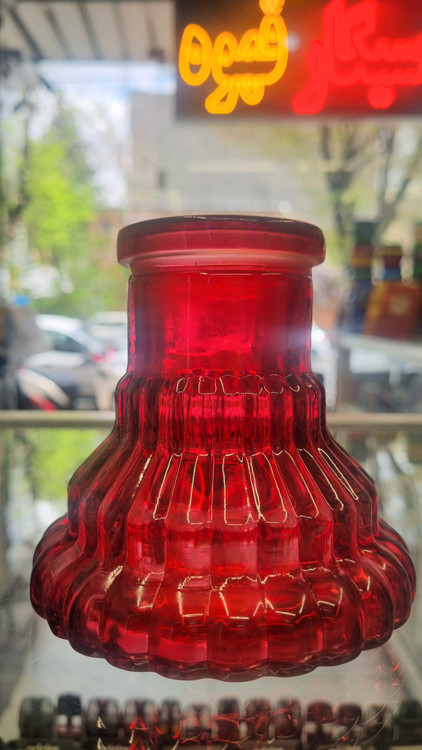 خرید شیشه قلیان کوچک قرمز