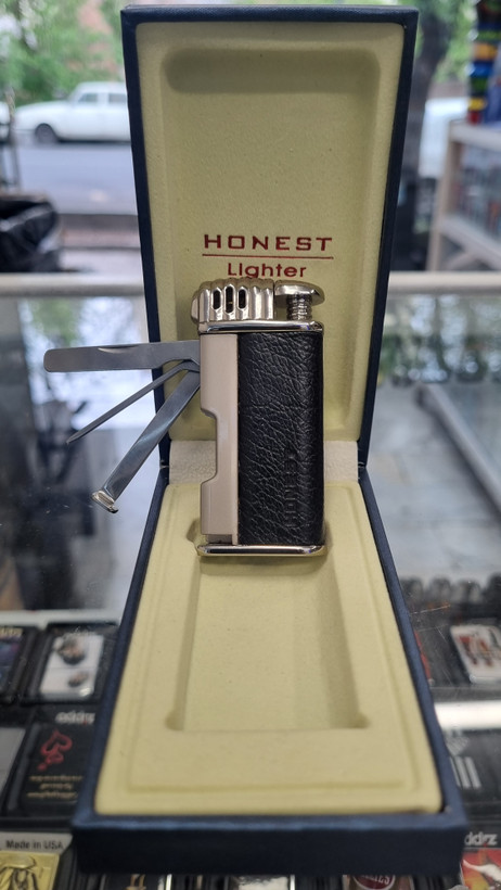 فندک پیپ برند HONEST دارای ابزار مخصوص پیپ