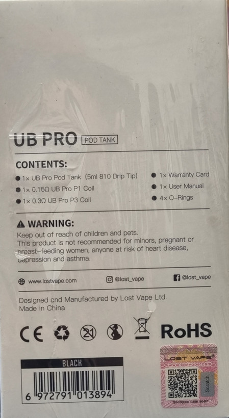 کویل و تانک 0.15 و 0.3 اهم یو بی پرو | UB PRO POD TANK and COIL