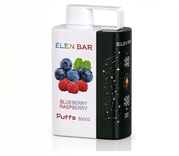 خرید پاد یکبارمصرف 50,000 پاف ELEN BAR بلوبری تمشک