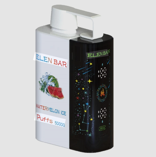 خرید پاد یکبارمصرف 50,000 پاف ELEN BAR هندوانه یخ